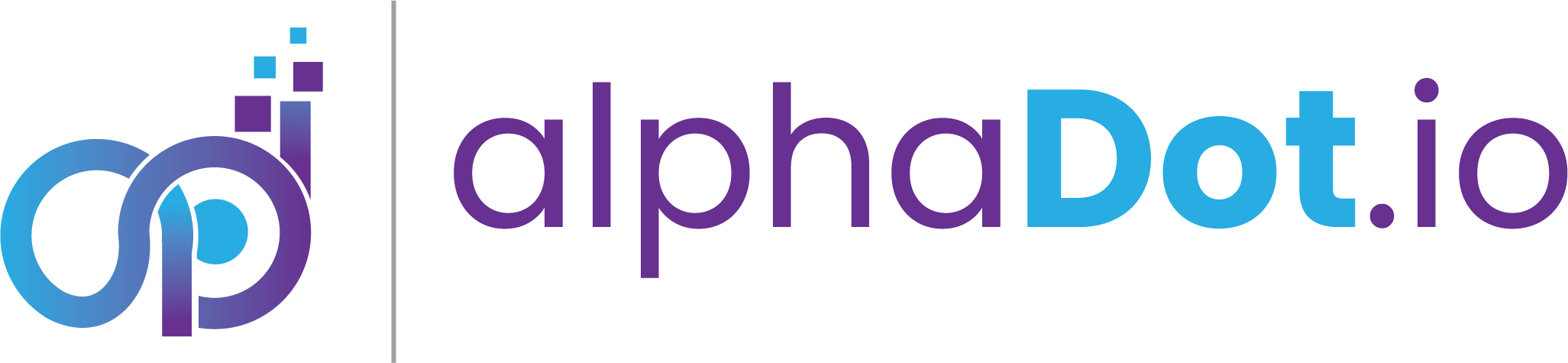 alphadotio brand logo